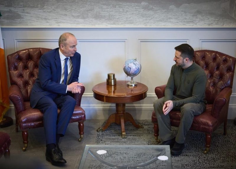 Зеленський розповів про переговори в Ірландії
