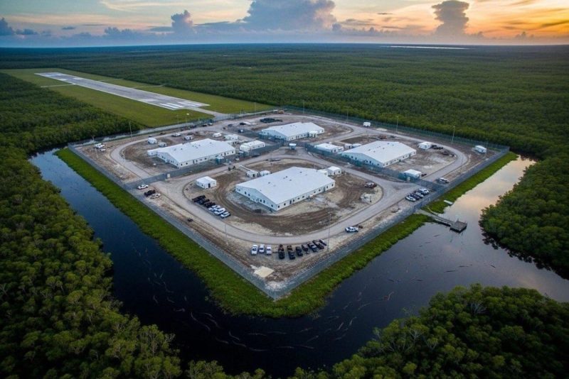 Болота з алігаторами охоронятимуть новий табір мігрантів у США