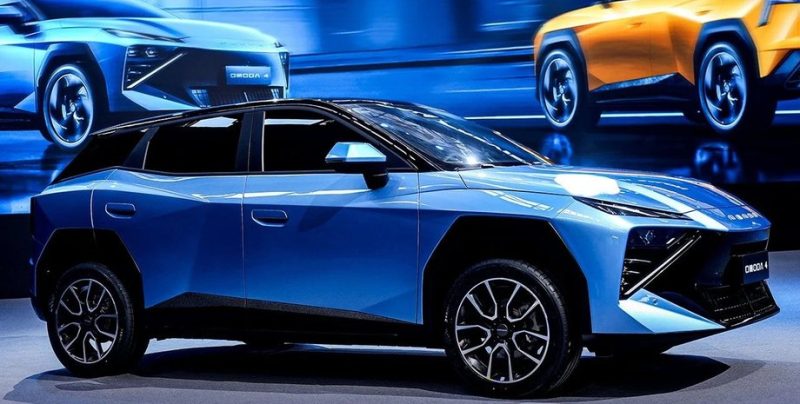 Chery представила Omoda 4 — бюджетний кросовер у стилі Lamborghini