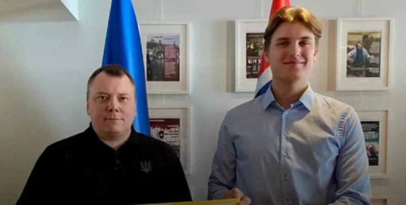 Молодий математик з Норвегії підтримав Україну