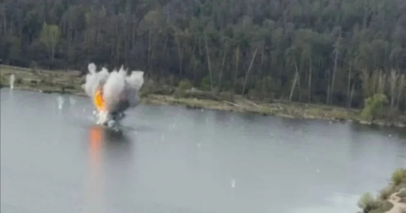 Безпілотник вибухнув у водах Латвії